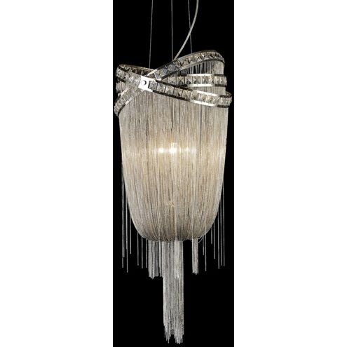 Wilshire Blvd. 6 Light 27 inch Polished Nickel Chandelier Ceiling Light