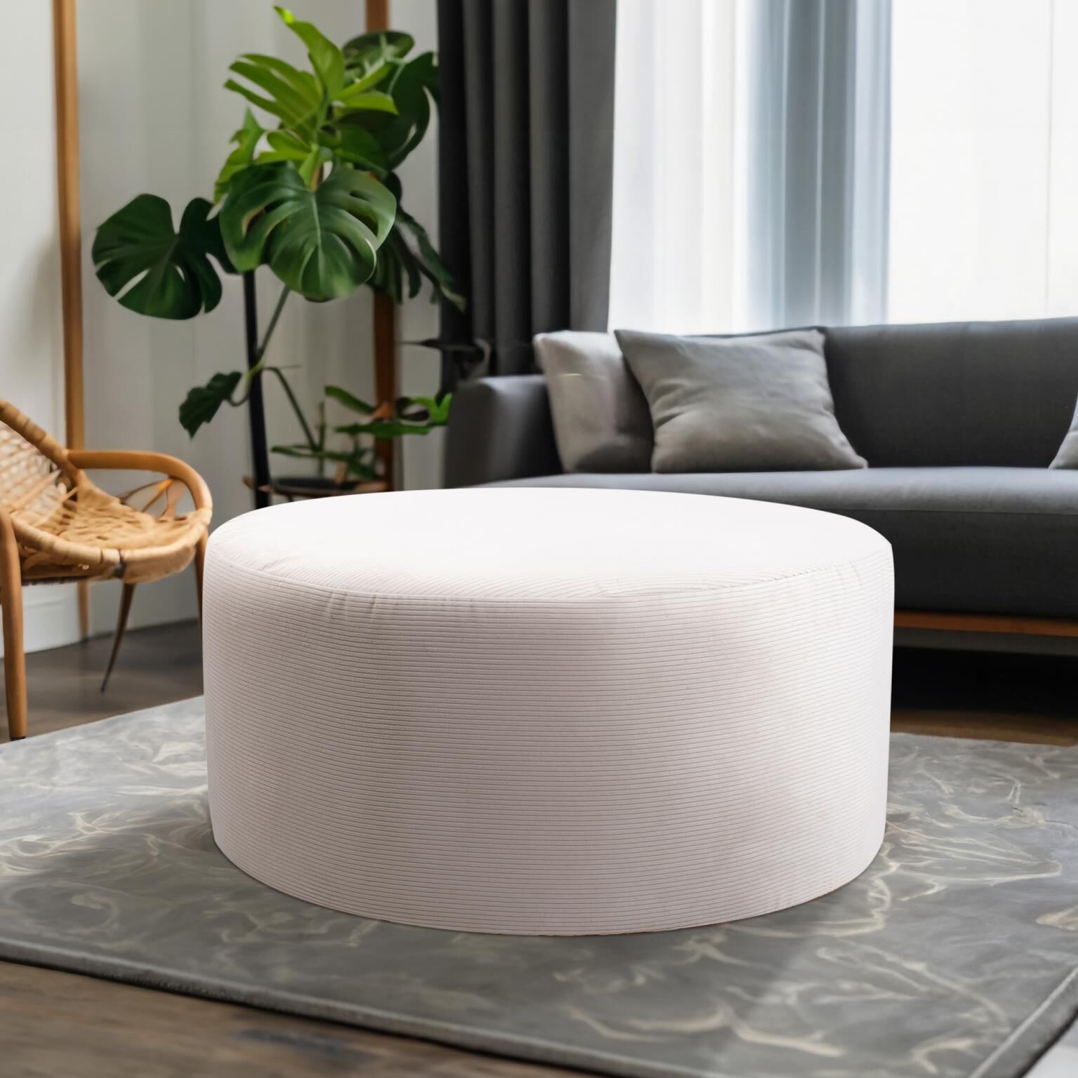 Pana Universal 18 inch Natural Ottoman