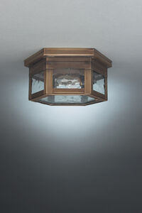 Williams 1 Light 11 inch Dark Antique Brass Flush Mount Ceiling Light in Caramel Glass