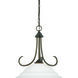 Bella 1 Light 16 inch Oil Rubbed Bronze Pendant Ceiling Light