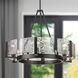 Aenon 27.75 inch 60.00 watt Matte Black Chandelier Ceiling Light