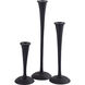 Trumpet 16 X 3.25 inch Candleholder, Set of 3