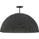 Dalia 3 Light 35 inch Black Chandelier Ceiling Light, Drum