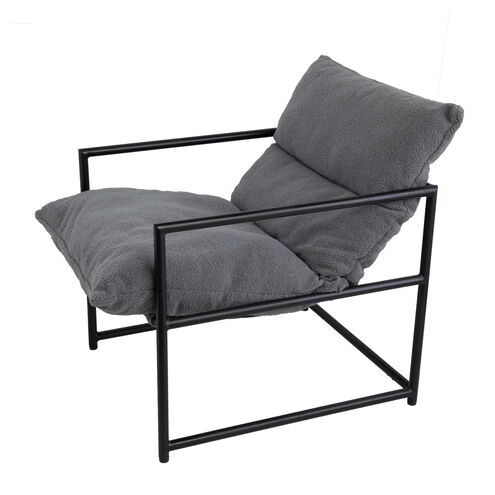 Teddy Dark Grey/Black Sling Chair