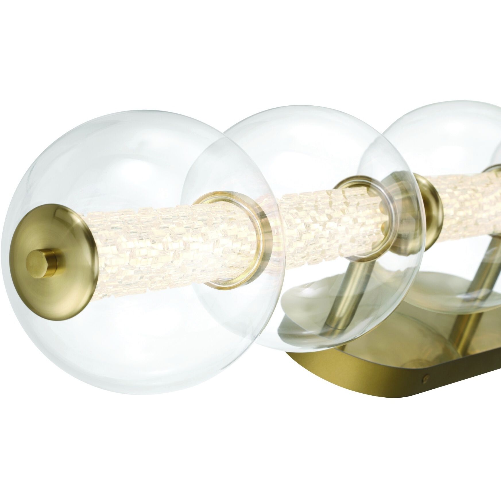 Atomo 5 Light 38 inch Gold Vanity Light Wall Light