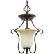 Kensington 1 Light 11.38 inch Forged Bronze Close-to-Ceiling Ceiling Light