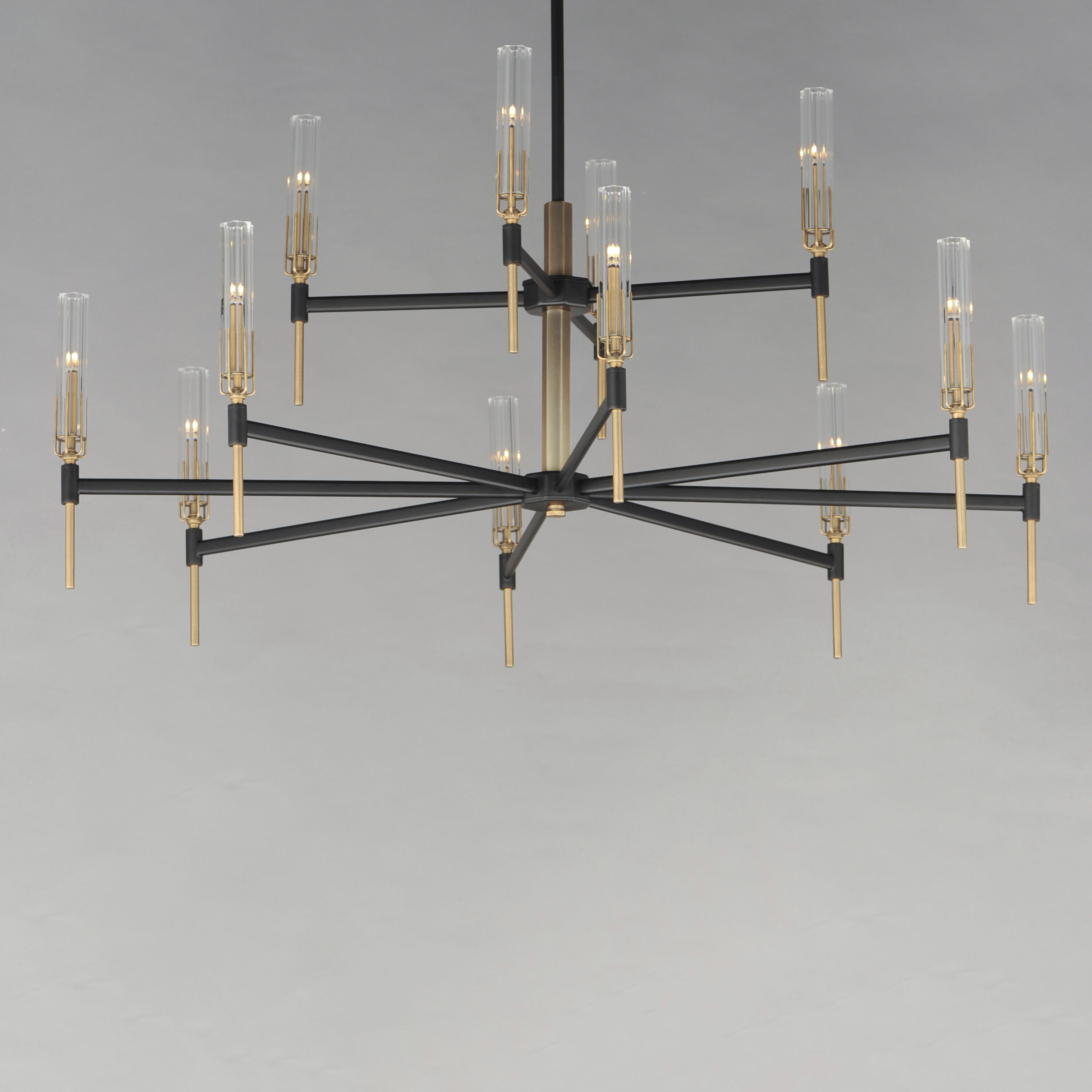 超特価セール開催！！ LED Flambeau 16129CLBKAB Lighting Maxim 48 and Black inch その他