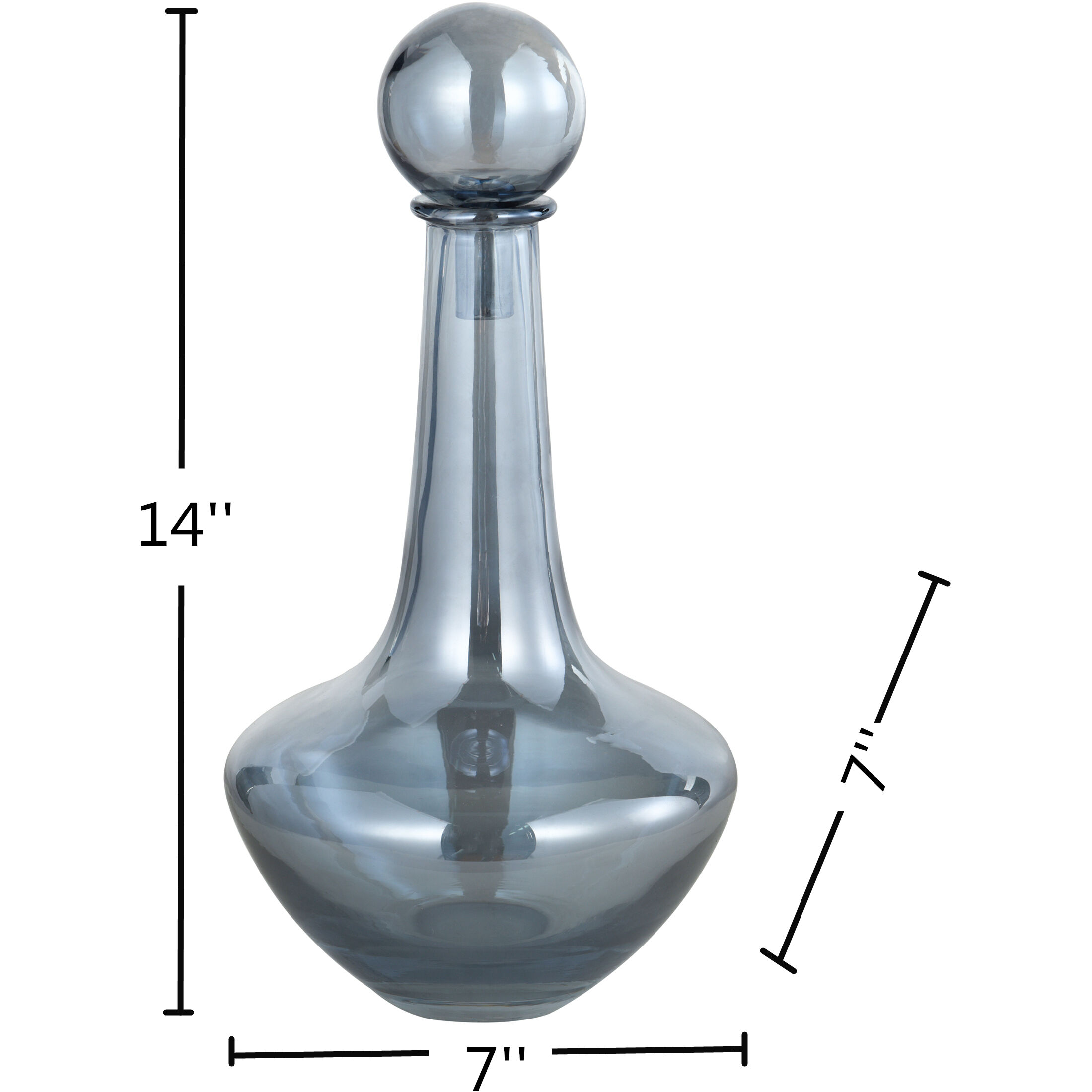 Pawn 13.8 X 7.1 inch Vase