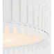 Suzanne Kasler Leslie LED 20.75 inch Plaster White Semi-Flush Mount Ceiling Light