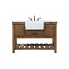 Clement 48 X 22 X 34 inch Driftwood Bathroom Vanity Cabinet