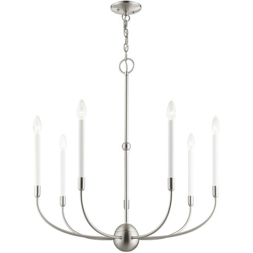 Clairmont 7 Light 28 inch Brushed Nickel Chandelier Ceiling Light