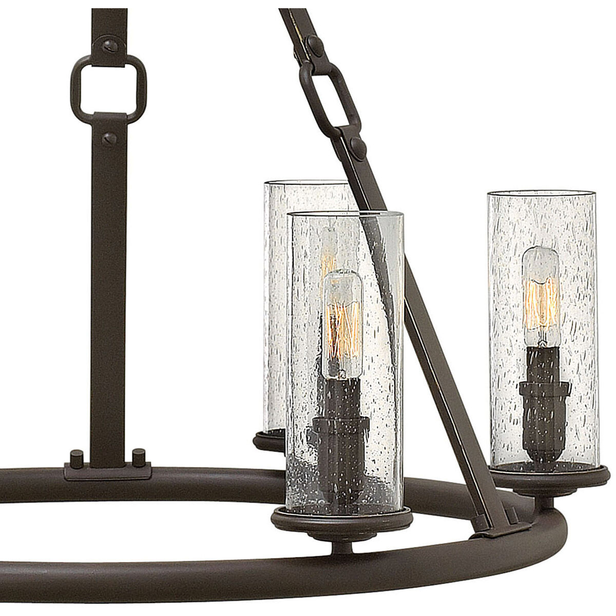 Dakota 6 Light 26.5 inch Oil Rubbed Bronze Indoor Chandelier Ceiling Light