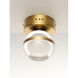 Swank LED 4.75 inch Natural Aged Brass Wall Sconce Wall Light