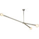 Talon 3 Light 51.25 inch Polished Nickel Chandelier Ceiling Light