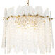 Prati 4 Light 17.72 inch Vintage Brass Chandelier Ceiling Light