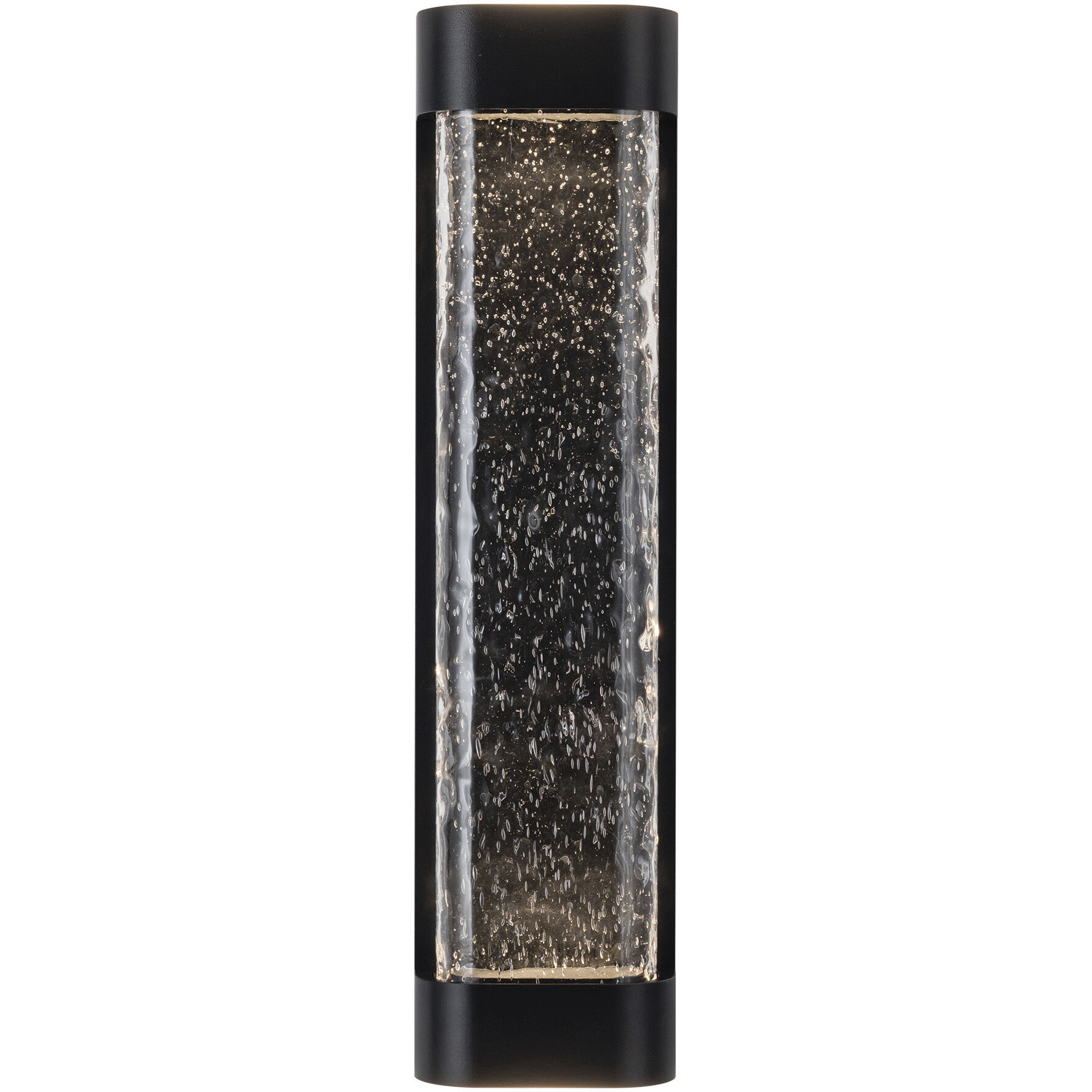 Moondew LED 24.13 inch Black Exterior Wall Sconce