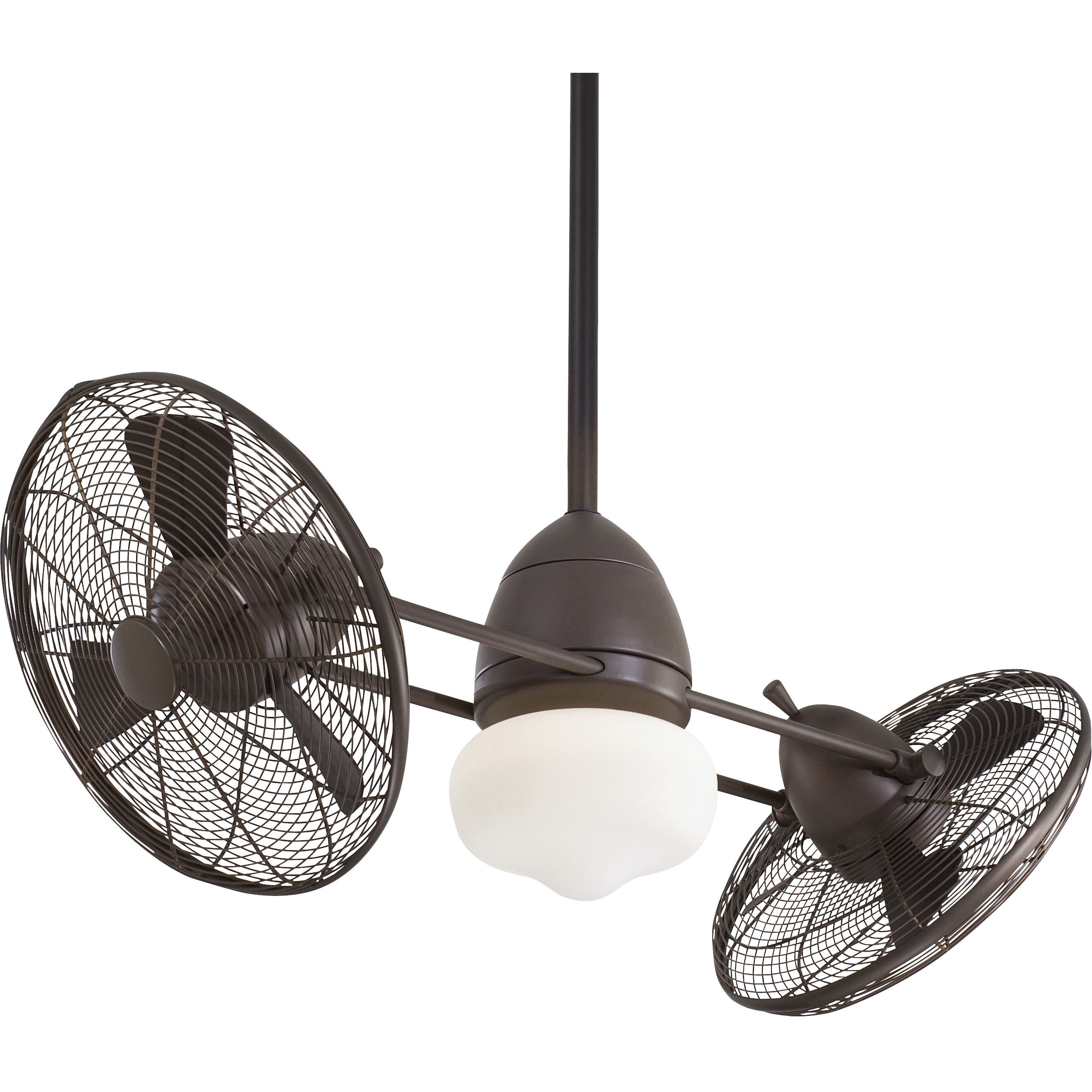 Gyro Wet 42 inch Oil Rubbed Bronze Outdoor Ceiling Fan