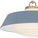 Xander 3 Light 20 inch Vibrant Gold Pendant Ceiling Light