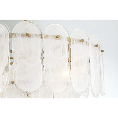 Oldmill 9 Light 30 inch Legacy Brass Pendant Ceiling Light