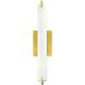 Tube 3 Light 20.5 inch Honey Gold ADA Wall Sconce Wall Light in Incandescent