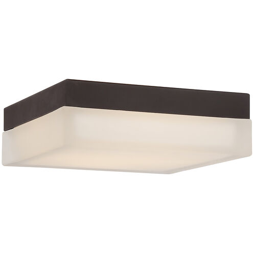 Dice LED 6 inch Bronze Flush Mount Ceiling Light in 3500K, 6in, dweLED