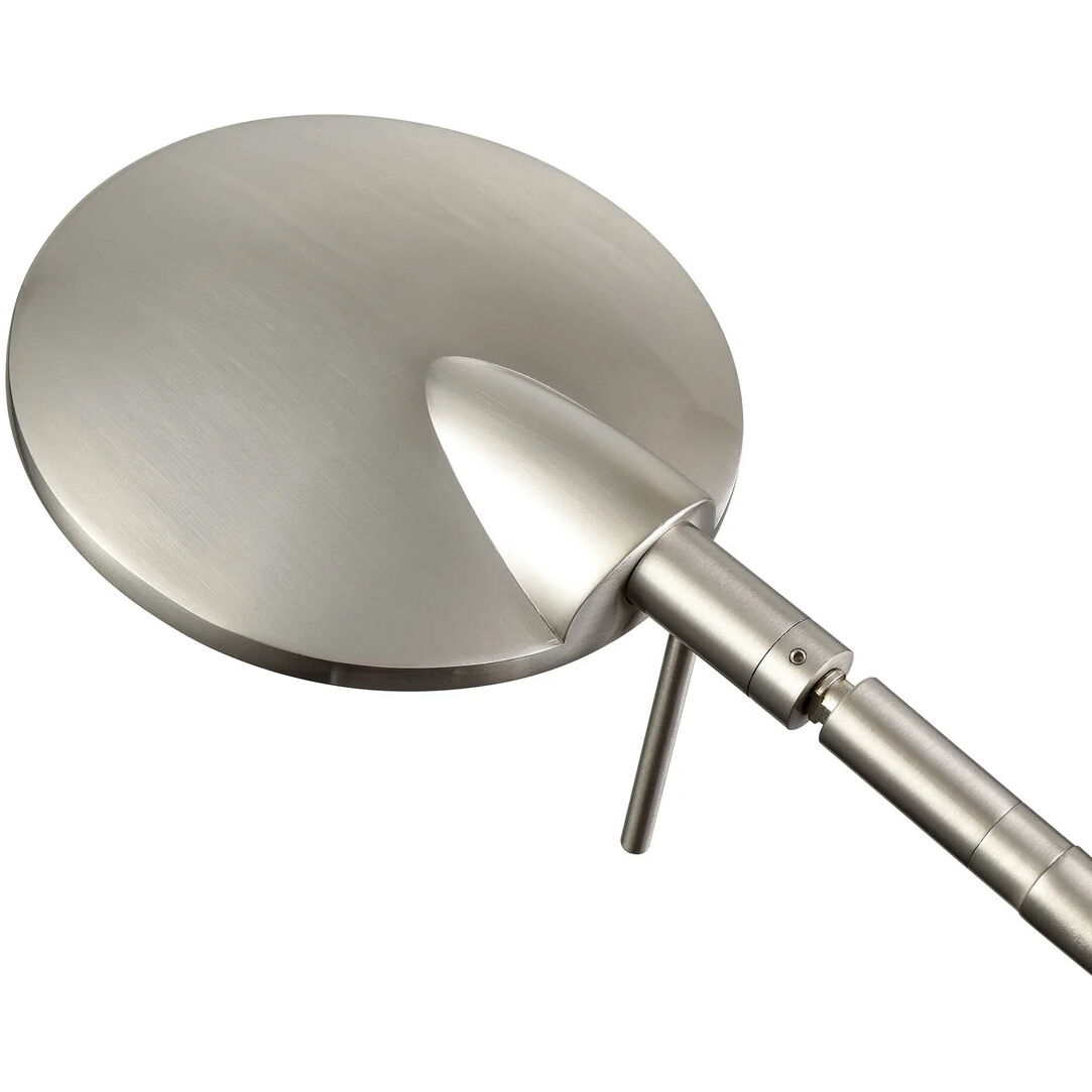 Dessau Flex 18 inch 13.00 watt Satin Nickel Desk Lamp Portable Light