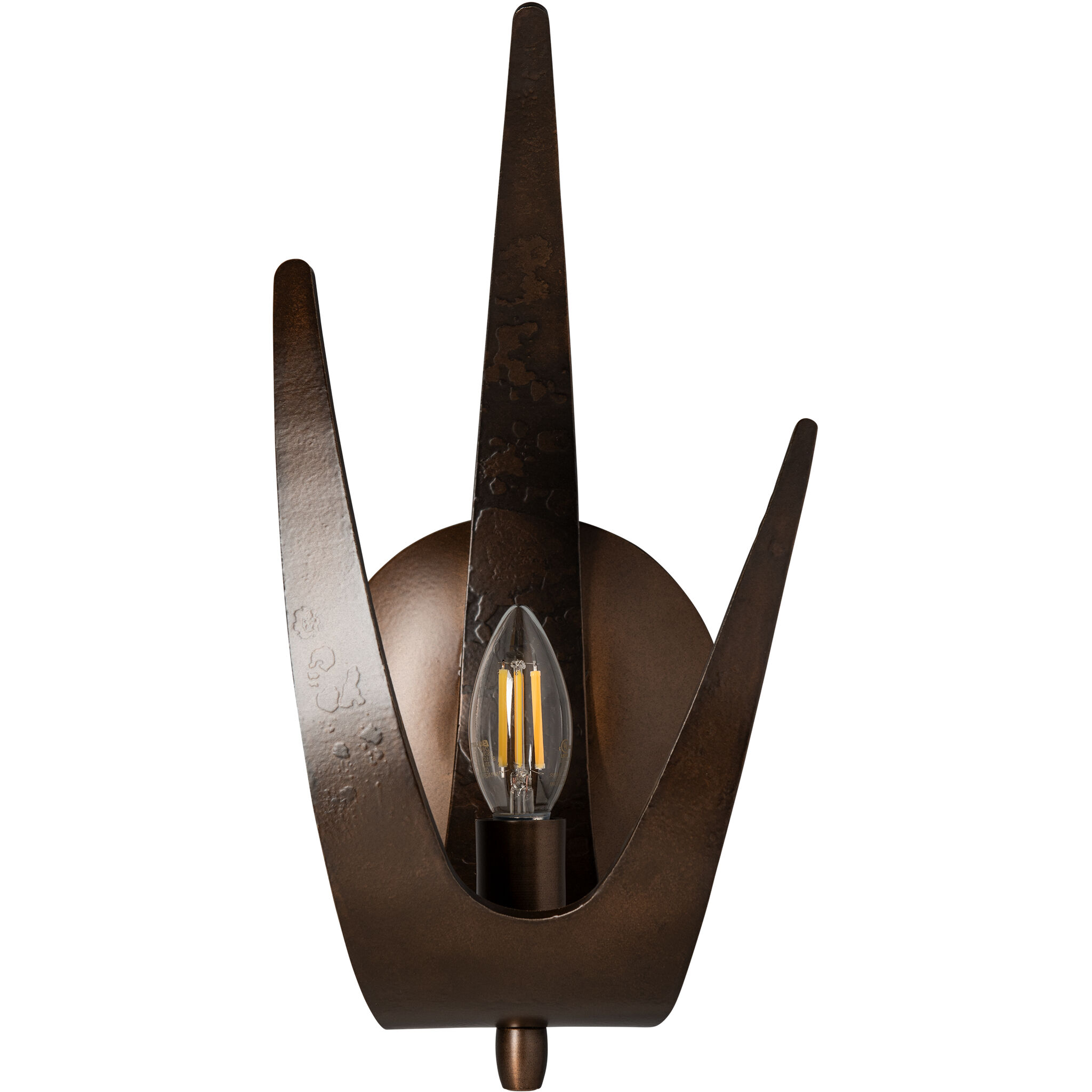 Caribou 1 Light 7.8 inch Bronze Wall Sconce Wall Light