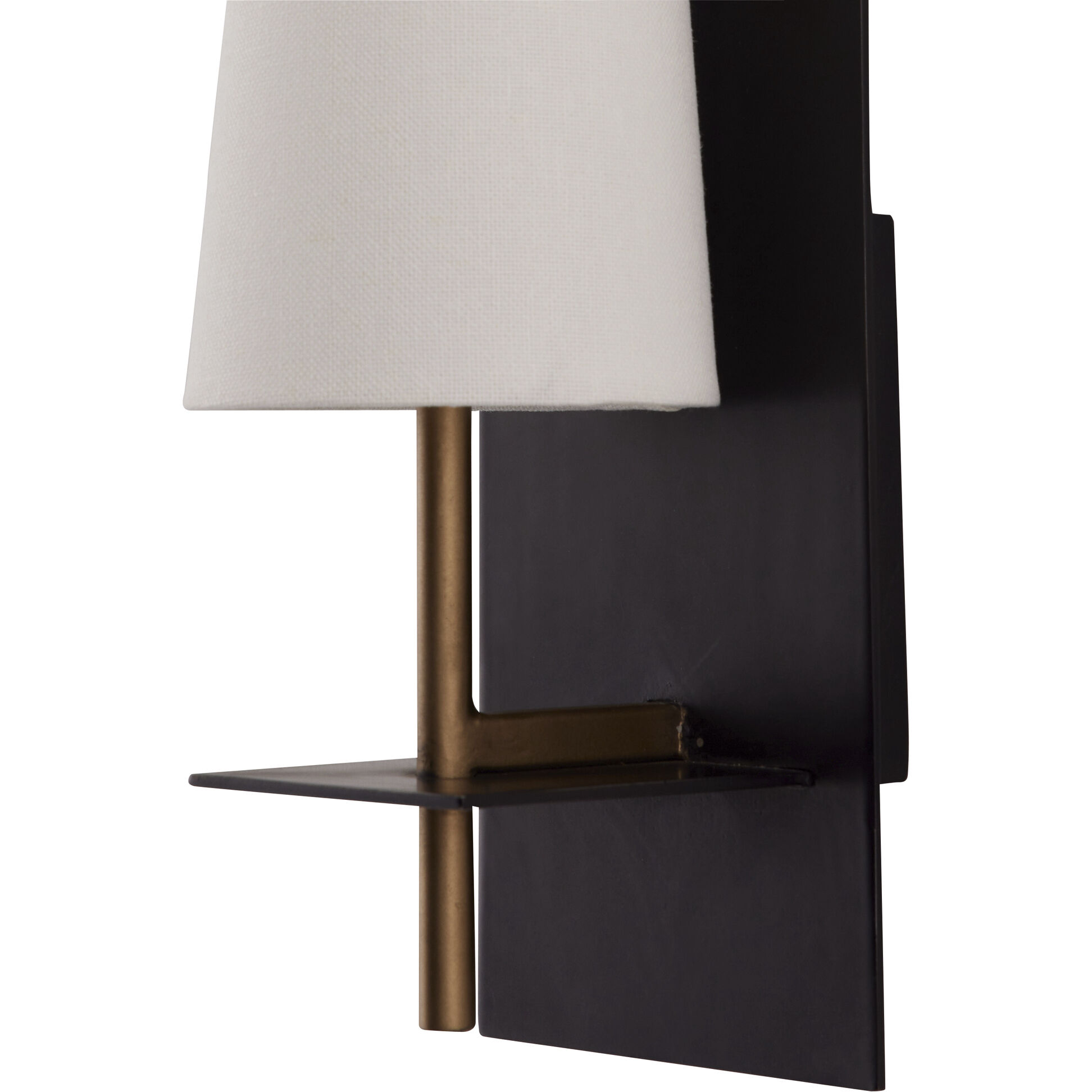 Neo 1 Light 8 inch Blackened Iron Sconce Wall Light