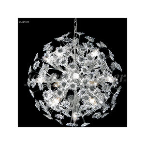 Europa 16 Light 23 inch Silver Crystal Chandelier Ceiling Light