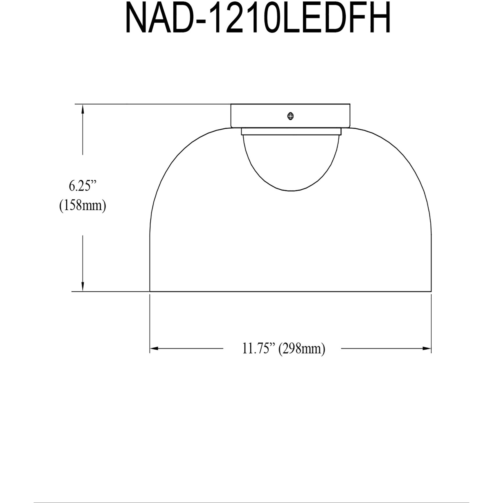 Nadine LED 11.75 inch Aged Brass Flush Mount Ceiling Light