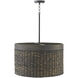 Tallulah 4 Light 24 inch Charcoal Wash Pendant Ceiling Light