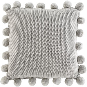 Pomtastic 18 X 18 inch Light Gray Pillow Kit, Square