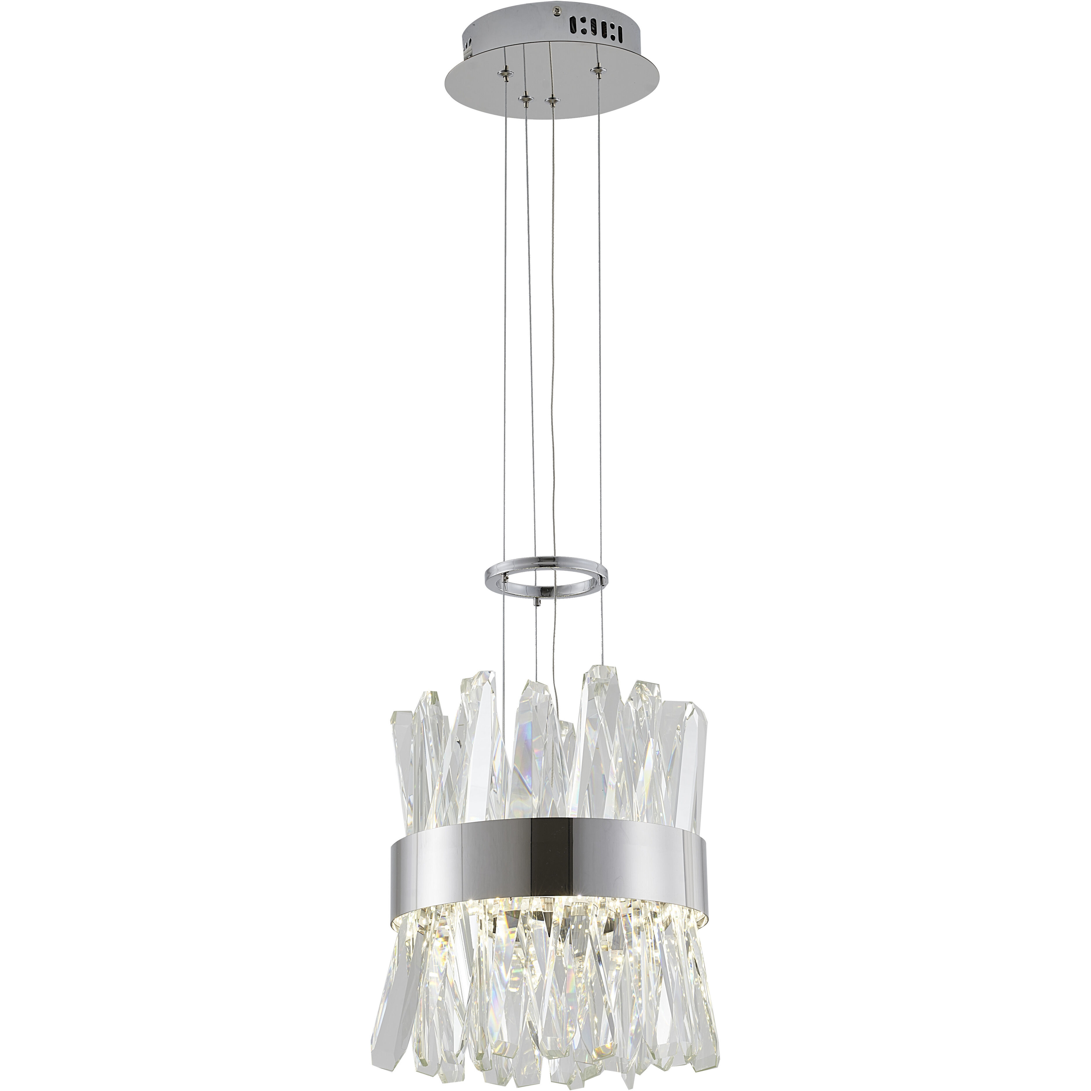 Canada LED 10 inch Chrome Chandelier Ceiling Light