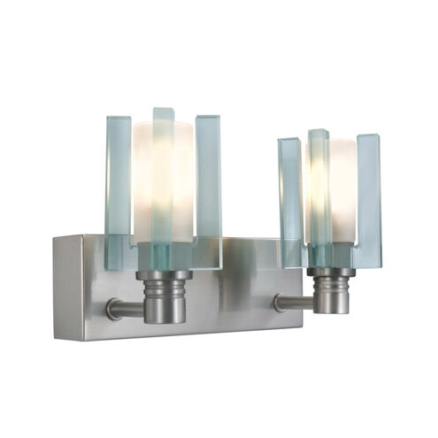 Akina 2 Light 8.75 inch Satin Nickel Wall Sconce Wall Light