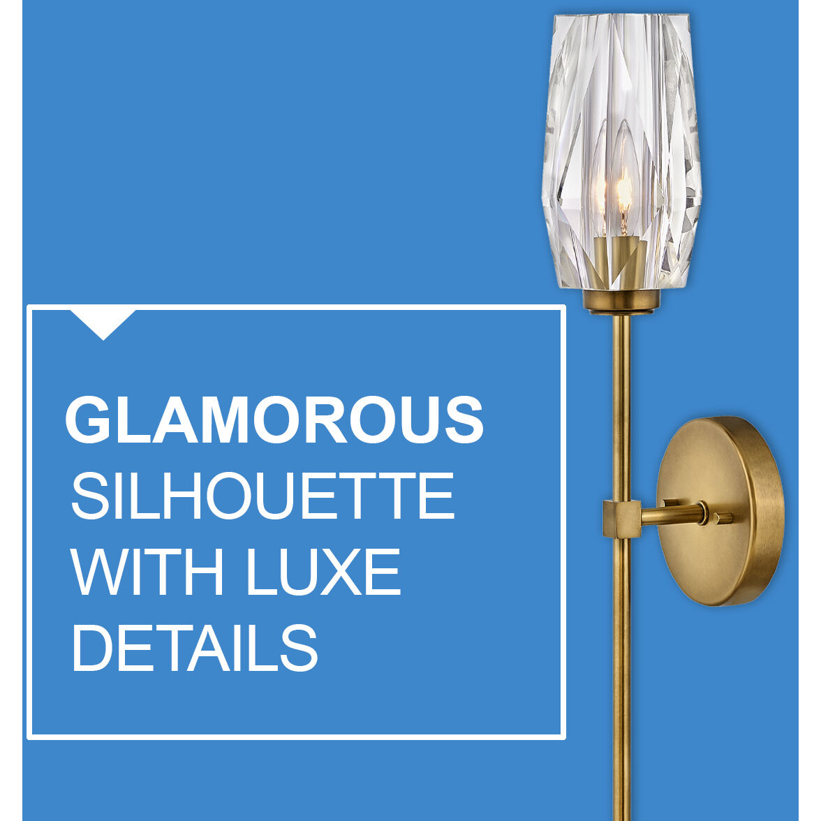 Ana 3 Light 23.5 inch Heritage Brass Vanity Light Wall Light