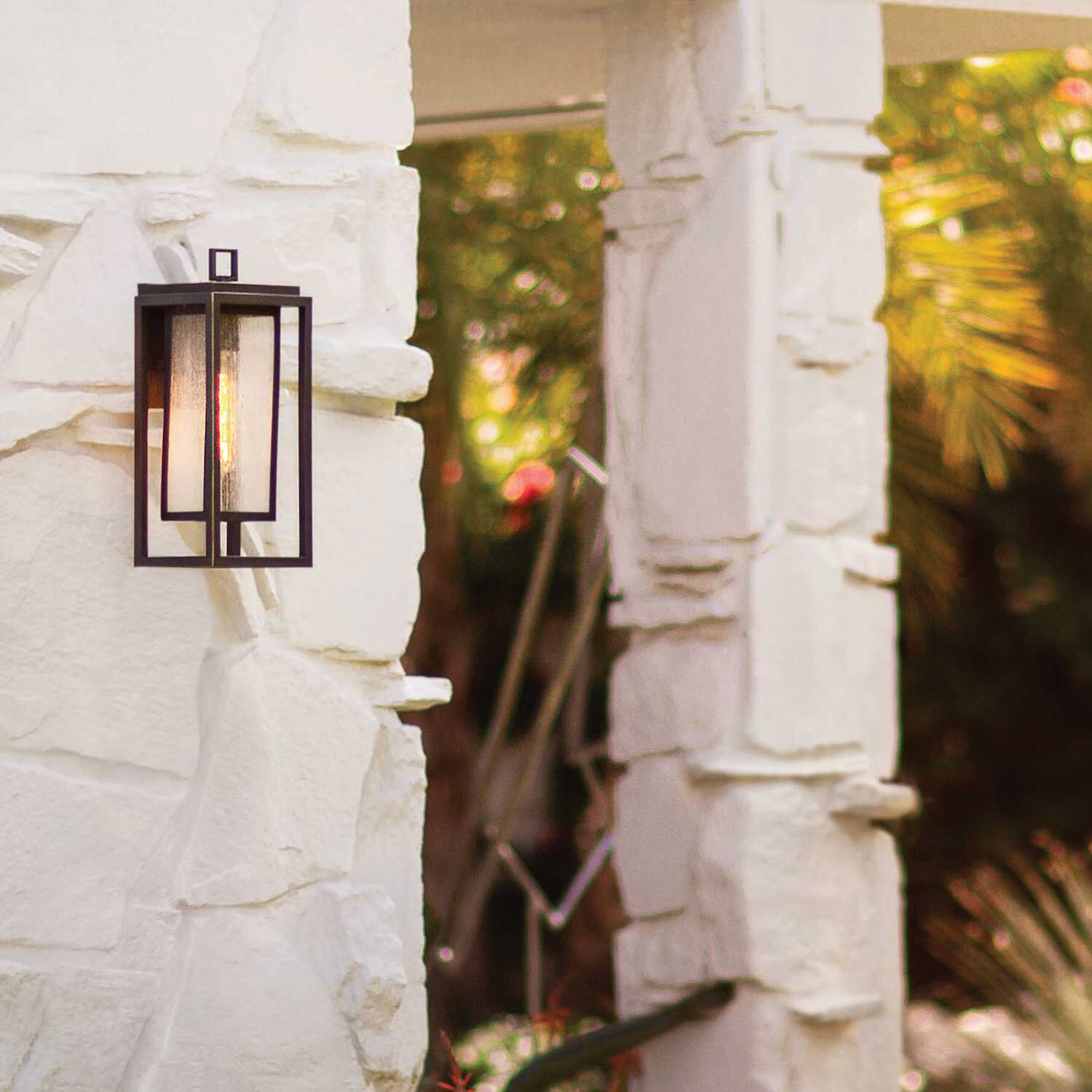 Coastal Elements Republic LED 16 inch Oil Rubbed Bronze Outdoor Wall Mount Lantern, Estate Series