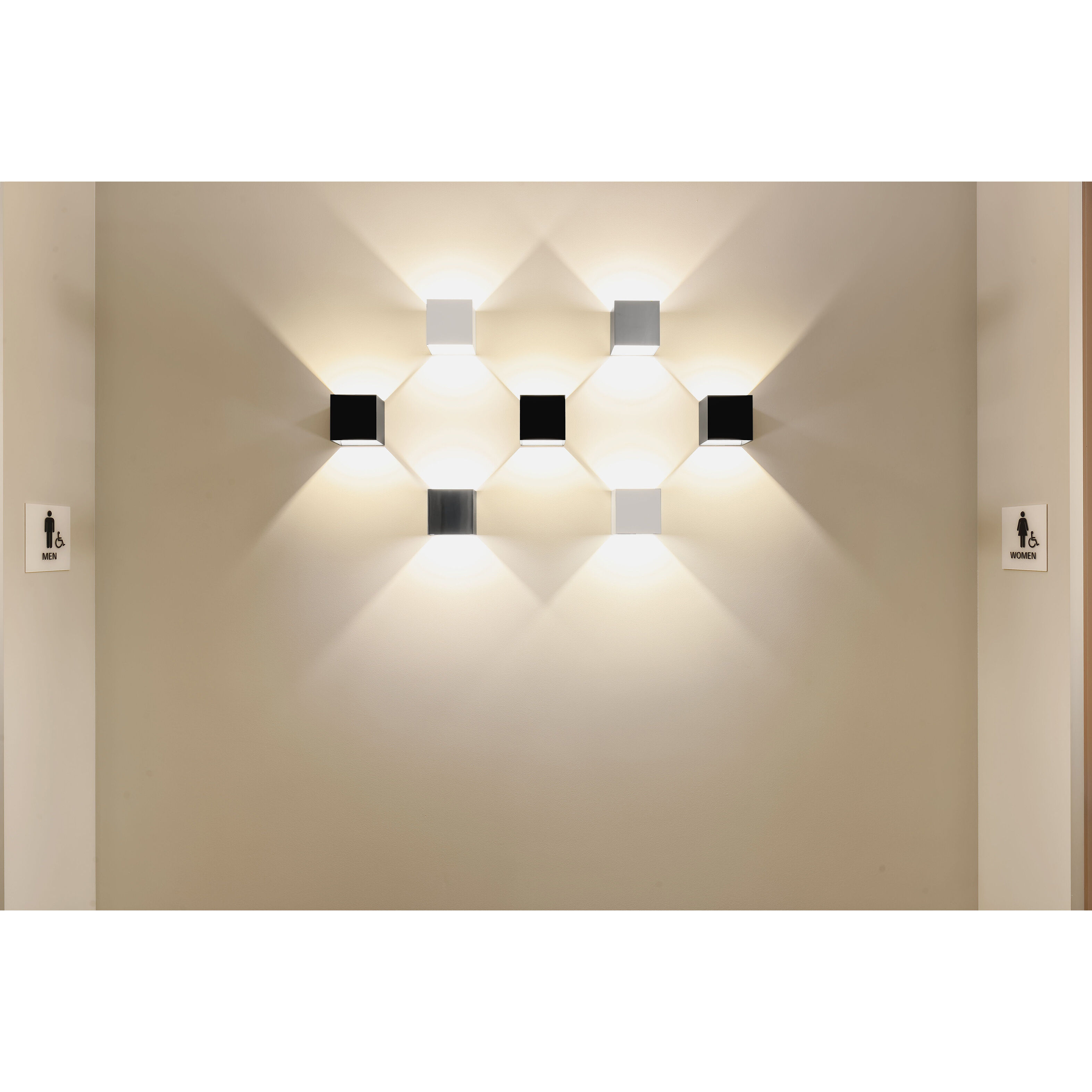 QB LED Wall Sconce Wall Light in White