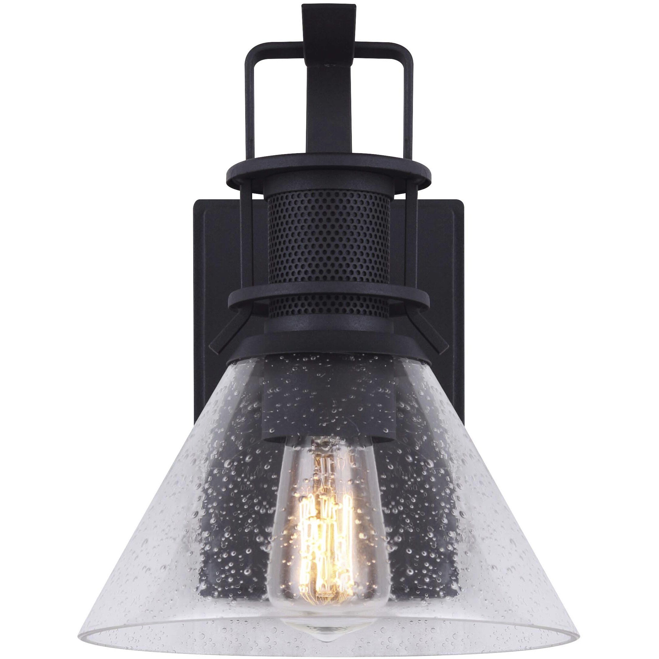 Avery 1 Light 10 inch Black Outdoor Down Light