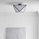 Julie Neill Lorino LED 20 inch Bronze Semi-Flush Mount Ceiling Light, Large