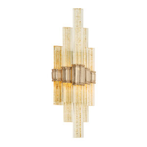 Viola LED 7 inch Gold Leaf ADA Wall Sconce Wall Light in 20.00