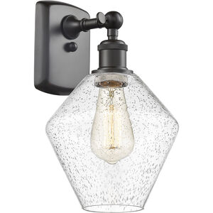 Ballston Cindyrella LED 8 inch Oil Rubbed Bronze Sconce Wall Light in Seedy Glass
