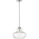 Torrel 1 Light 14 inch Satin Nickel Pendant Ceiling Light