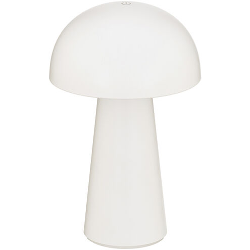 Darla 8.63 inch 2 watt White Rechargeable Table Lamp Portable Light
