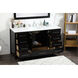 Irene 60 X 22 X 34 inch Black Vanity Sink Set