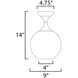 Neve 1 Light 9 inch Polished Chrome Semi-Flush Mount Ceiling Light