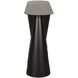 Salt and Pepper 59 X 13.5 inch Matte Black with Aged Brass Console
