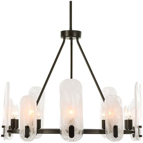 Ellipse 10 Light 28 inch Dark Bronze Chandelier Ceiling Light