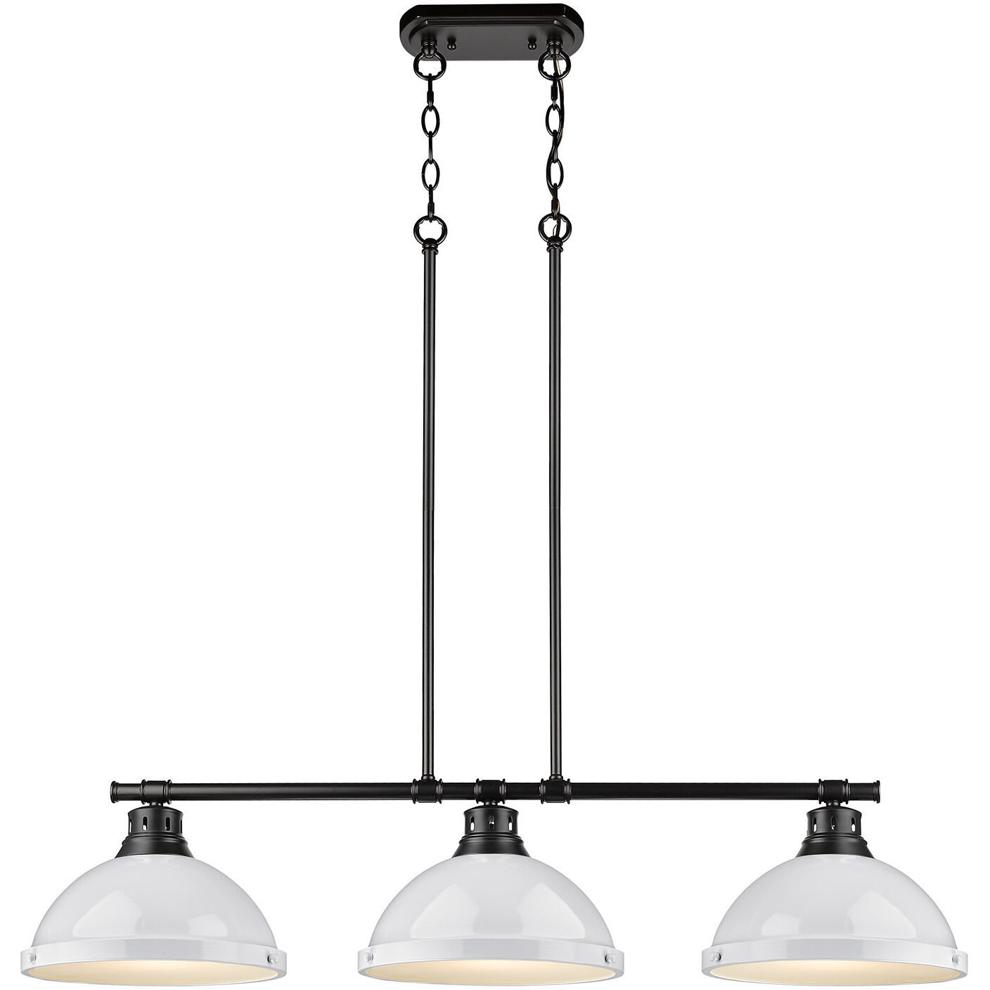 Yep Duncan Island Light Ceiling Light in Matte Black, White