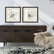 Botanical Sketch Bird Green and Multi and Gray and Black Framed Art, Propac