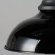 Granville 1 Light 12 inch Gloss Black/Black Outdoor Flush Mount